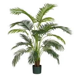 Areca Palm Kunstplant in Pot – H134 x Ø50 cm – Groen
