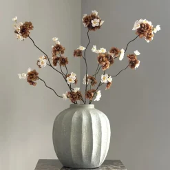 Beige Japandi vaas 26 x 29 cm