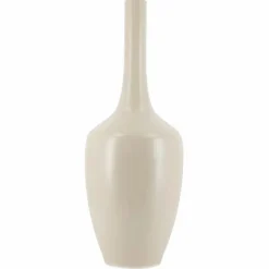 Beige vaas groot 13x21x60cm