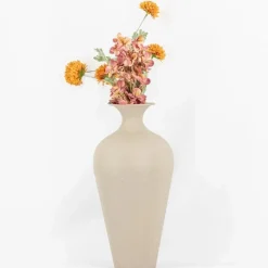 Beige vaas sand texture 9.5×17.5x40cm