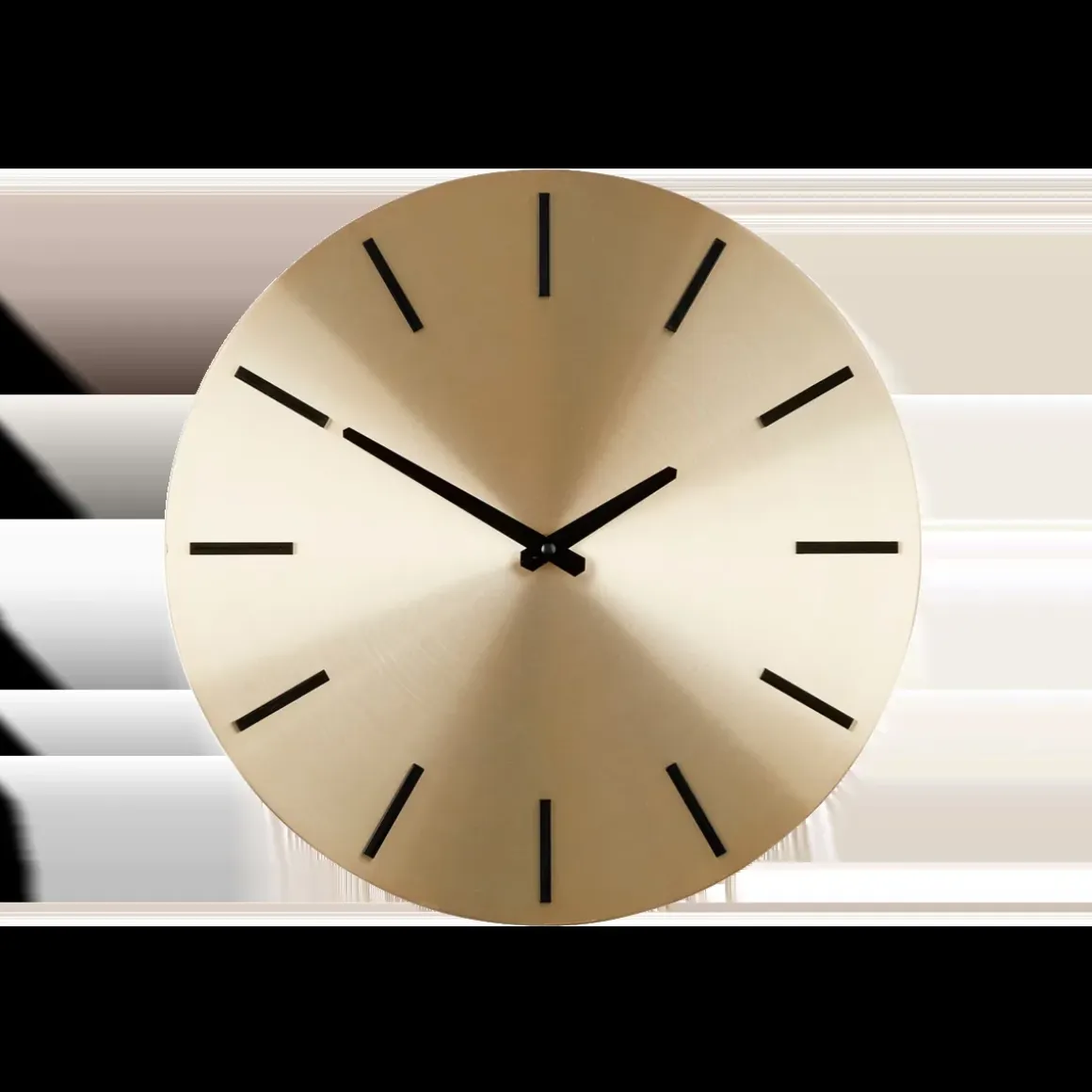 Brixen Wandklok – Ø36 cm – Goud