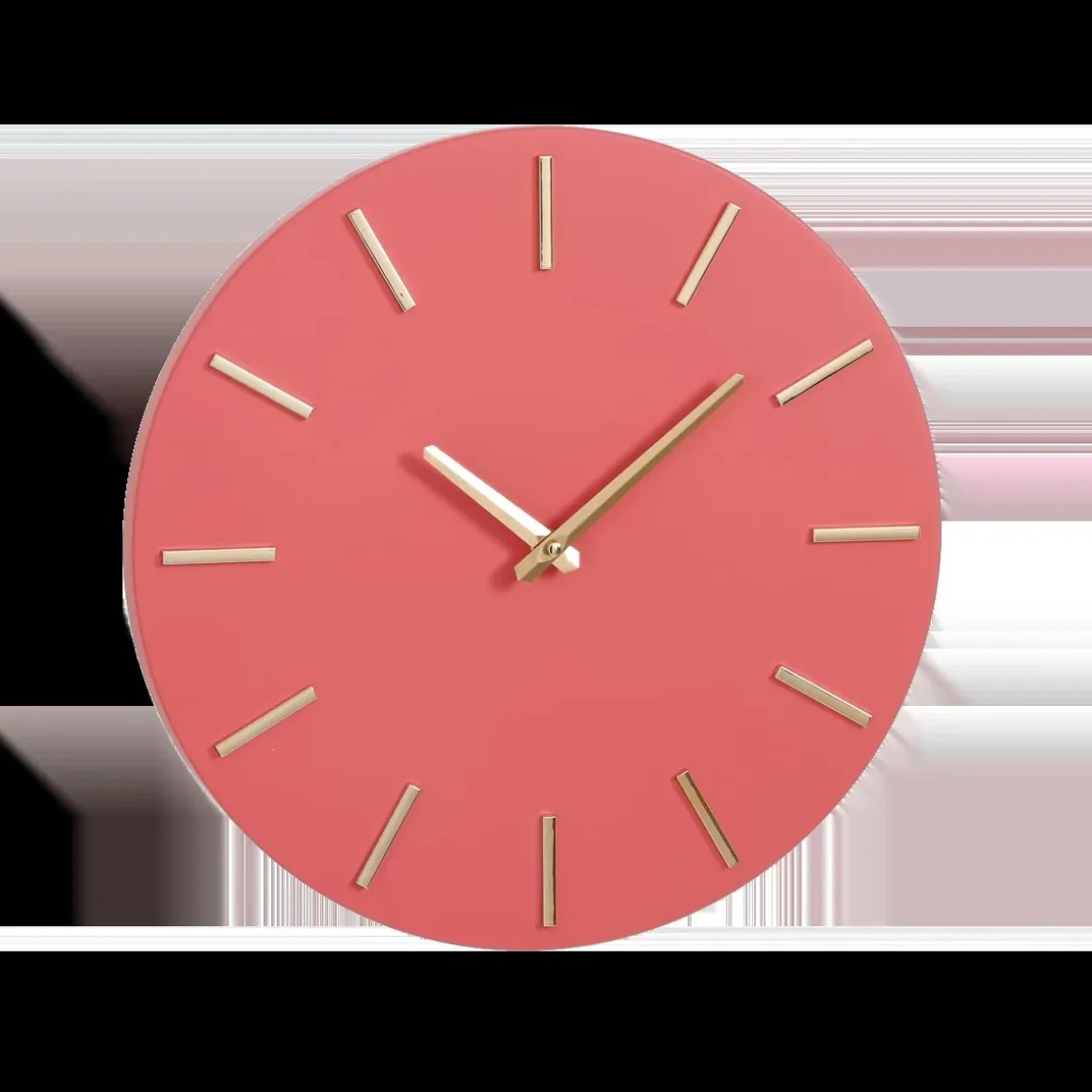 Brixen Wandklok – Ø36 cm – Roze