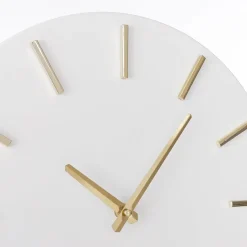 Brixen Wandklok – Ø36 cm – Wit