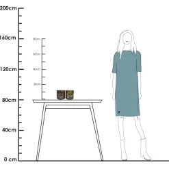 Celtic gold cheetah waxinelichthouders (set van 2)