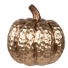 Clayre & Eef herfst decoratie beeld pompoen goud kleurig keramiek