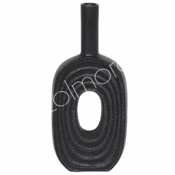 Colmore Vaas Raw Matt Black Zwart 18X6X41cm