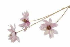 Countryfield kunstbloemen Magnolia lila parelmoer – 81 cm