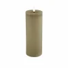 Countryfield Led Candle – Taupe – 7,5 x 20 cm