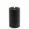 Countryfield Led Kaars Zwart 7,5 x 12,5 cm