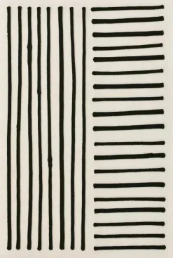 3D wanddecoratie beige zwart 83x123cm #2