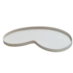 Dienblad kidney niervorm organisch Villeta ivory beige