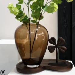 Dienblad kidney organisch niervorm Villeta walnut