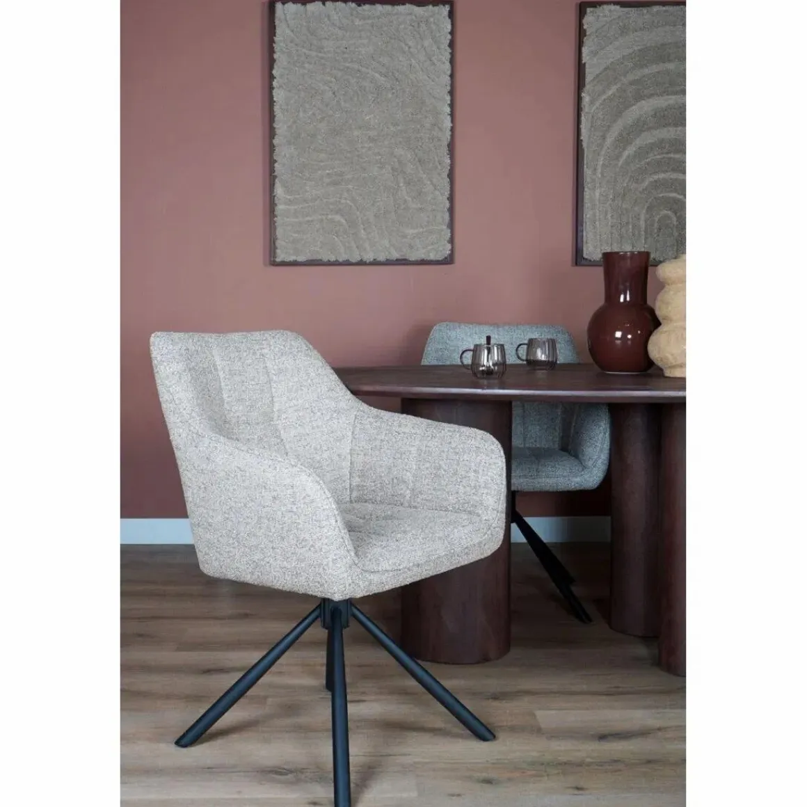 Eetkamerstoel Chris – Bruin 7