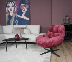 Fauteuil Charlie Bordeaux