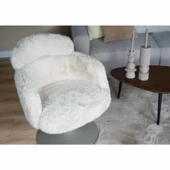 Fauteuil Relaxstoel – Scottie Fluffy Creme