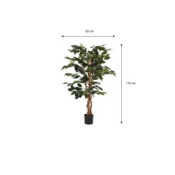 Ficus Kunstplant – H110 x Ø65 cm – Groen