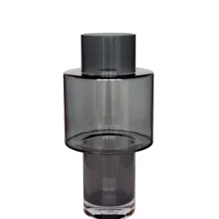 Glazen vaas Juba grey