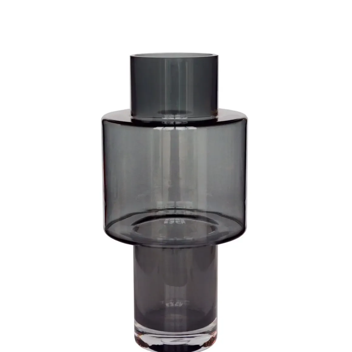 Glazen vaas Juba grey