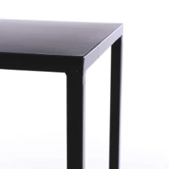 Goa Bijzettafel – Set van 2 – L30 x B30 x H42 cm – Metaal – Zwart