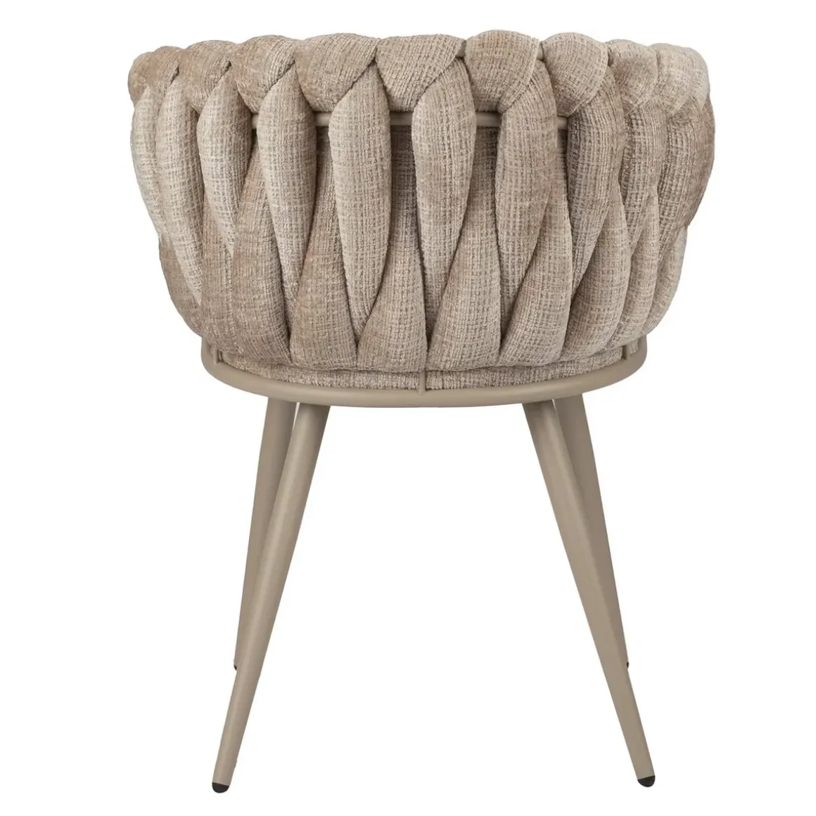 Golfstoel crème eetkamerstoel (set van 2)