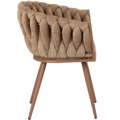 Golfstoel karamel (set van 2)