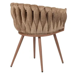 Golfstoel karamel (set van 2)