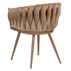 Golfstoel karamel (set van 2)