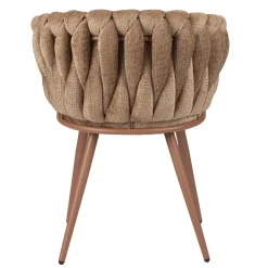 Golfstoel karamel (set van 2)