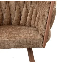 Golfstoel karamel (set van 2)