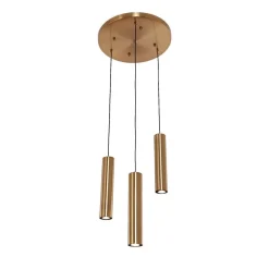 Hanglamp Cilinder 3 | Gold