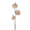 Herfst decoratie tak pompoenen 3 Taupe – 50CM