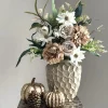 Herfstdecoratie set Beige nude met pompoenen