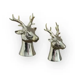 Hertenhoofd goud 2 afmetingen