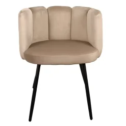 High Five luxe eetkamerstoelen zandwit (Set van 2)