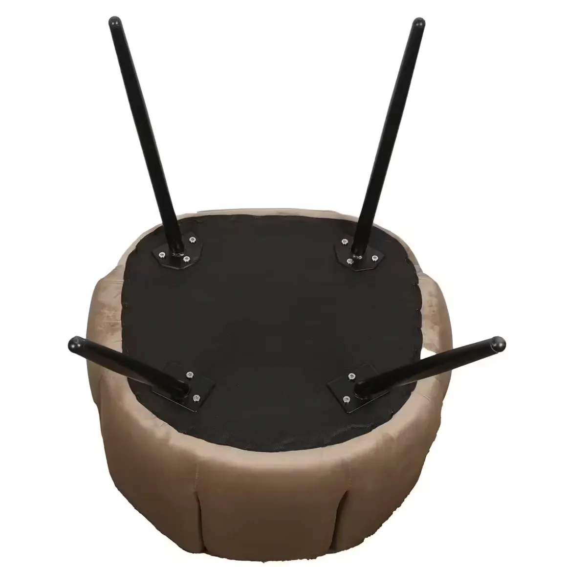 High Five luxe eetkamerstoelen zandwit (Set van 2)