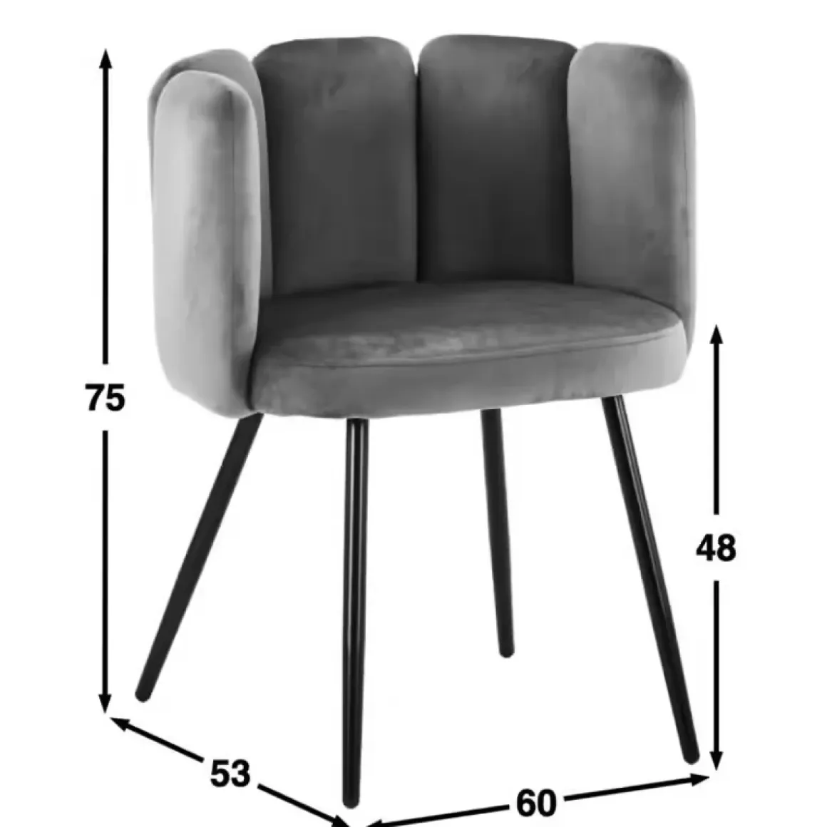 High Five luxe eetkamerstoelen zandwit (Set van 2)
