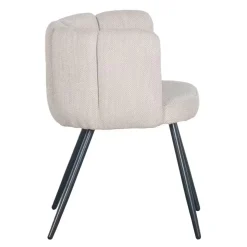 High five luxe eetkamerstoel beige (Set van 2)