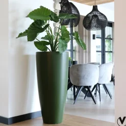 Hoge vaas kentucky green groen 80 of 100 cm