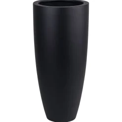 Hoge vaas Kentucky zwart / grijs 80 of 100 cm