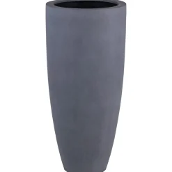 Hoge vaas Kentucky zwart / grijs 80 of 100 cm