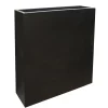 Hoge zwarte bloempot North Dakota matte black L74 x B23 x H92 cm
