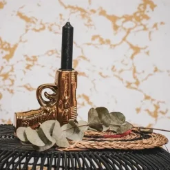 HV kandelaar Gun Gold pistool goud