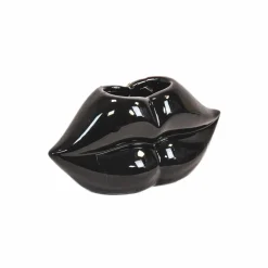 HV Lip vaas zwart – black – 15,5×6,5×7,5cm