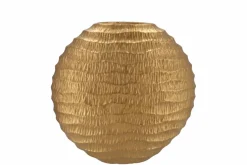 Inga jada oval luxe vaas wave goud