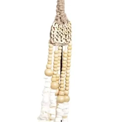 J38 schelp ketting ornament op voet standaard