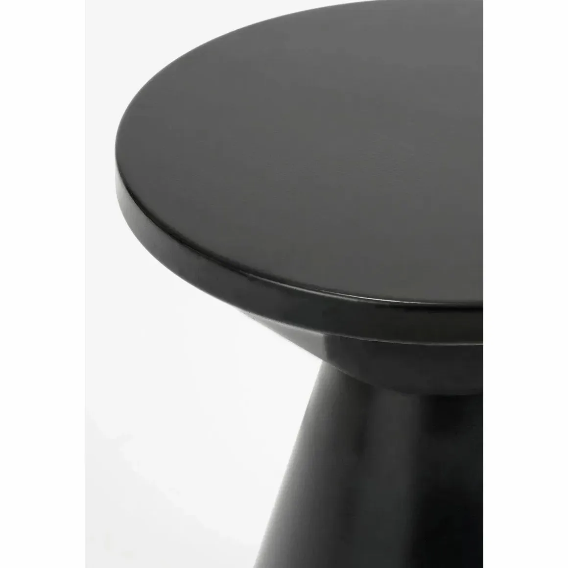 Jim Bijzettafel – H45 x Ø31 cm – IJzer – Zwart