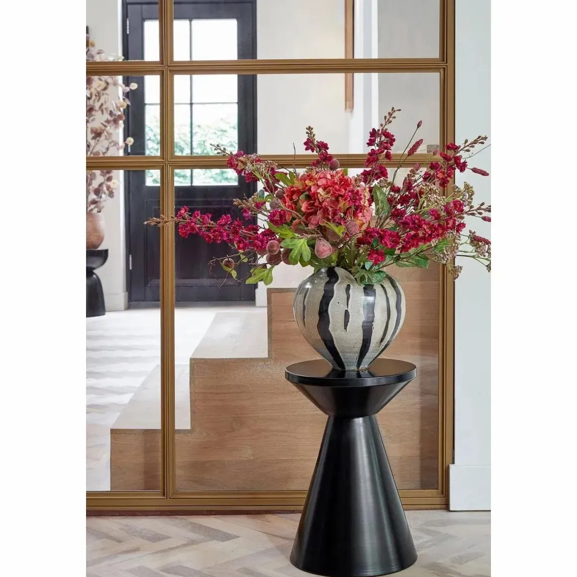 Jim Bijzettafel – H45 x Ø31 cm – IJzer – Zwart