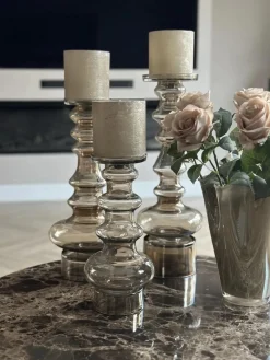 Kandelaar set 3 – Oyster