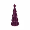 Kerst decoratie kerstboom paars – L13B13H30CM