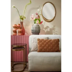 Kevin Bijzettafel – Set van 2 – L54 x B34 x H56 cm – Metaal – Goud